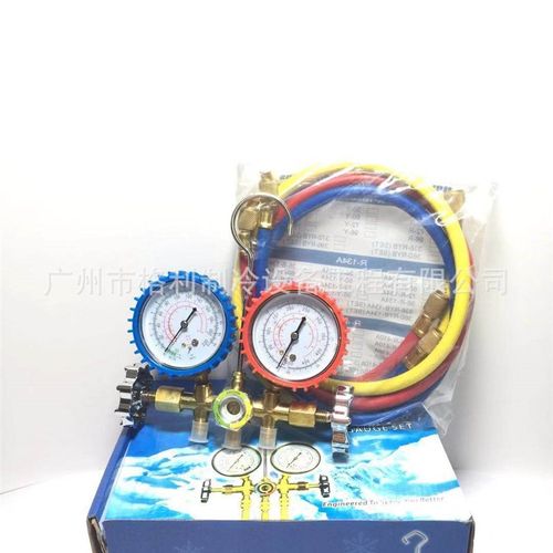 家用空调加氟工具套装R22/12/502制冷剂专用双表CT-536G-A防震 - 图0