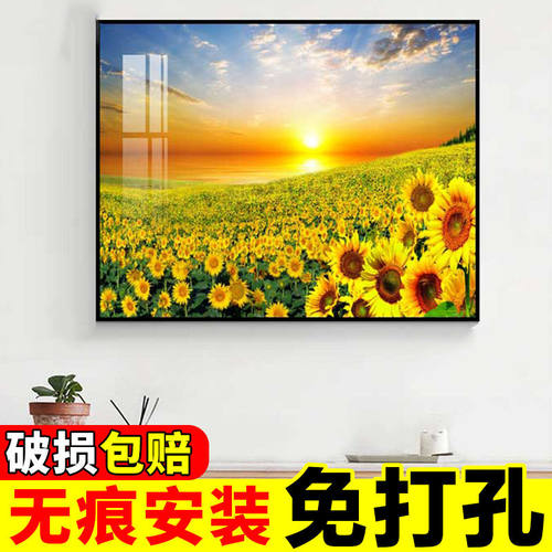 电表箱装饰画新款客厅餐厅挂画现代简约免打孔电闸箱遮挡壁画 - 图1