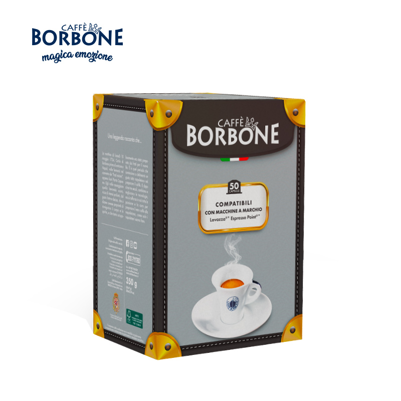 CAFFE BORBONE/保博尼胶囊咖啡ROSSA浓香多沫深烘兼容拉瓦萨point - 图1