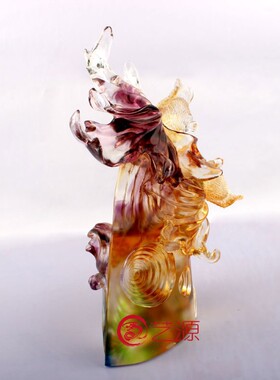 结婚摆件家居饰品j创意 卧室 四季金运琉璃摆件送闺蜜战友结婚纪