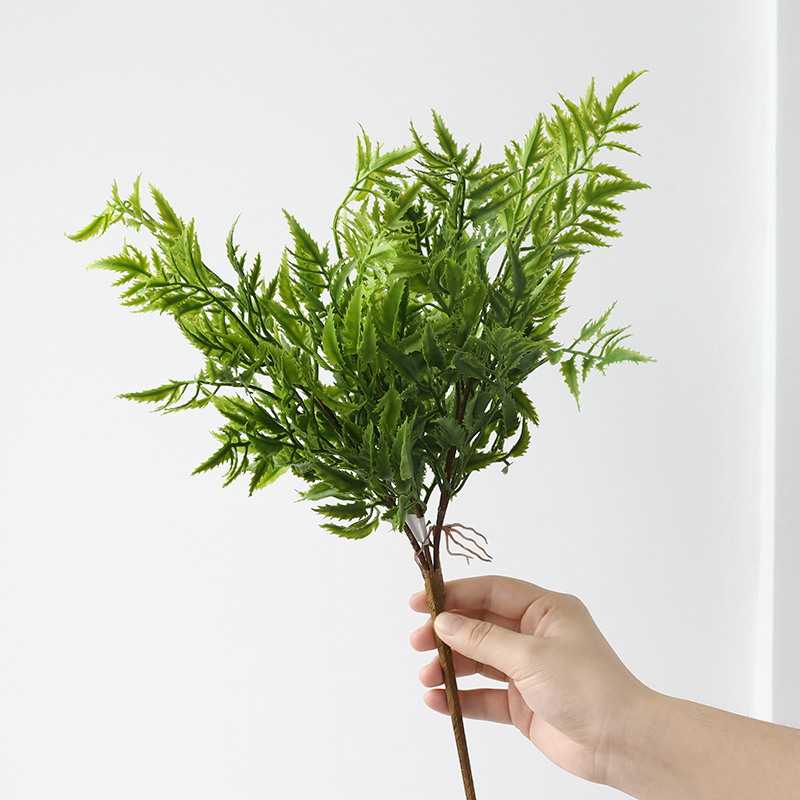 极速仿真蕨类绿植蕨草塑料花配z草插花装饰仿真花假花水草植物叶 - 图2