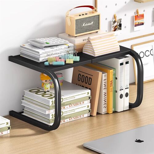 打印机置物架桌面小型双层覆印机架子多功能办公室桌上整理收纳架 - 图3