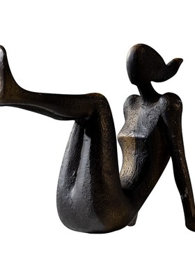 欧式怀旧仿古创意少女书立书挡书房书柜简约玄关桌面书靠装饰摆件