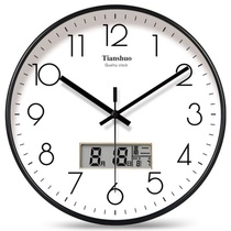 Punch-free hanging clock modern living room clock bedroom fashion hanging watch Home quartz clock minimalist clock hanging wall