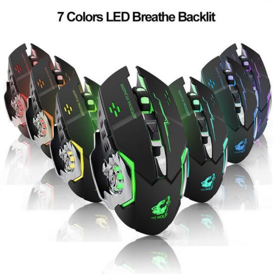 2.4G charge wireless mouse gaming mouse 10m Glowing mouse - 图2