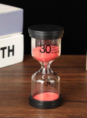 马卡系列沙漏创意礼品摆件学生儿童刷牙看电视学习计时器1-60分钟