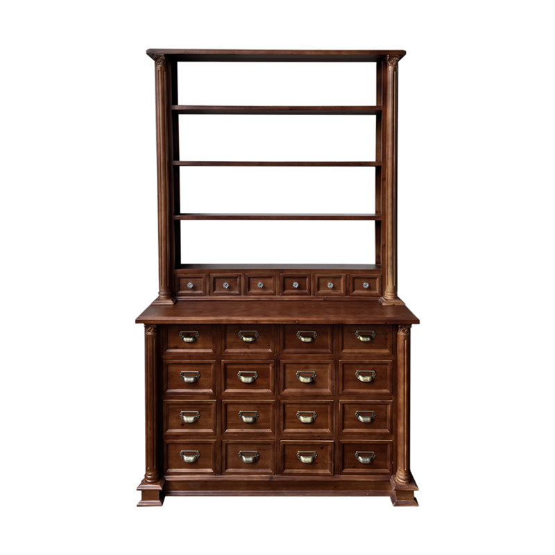 闻森家居复古g展示柜法式实木古董家具艺术品陈列柜碗碟中古餐边,淘宝优惠券,粉丝福利购,淘宝优惠卷