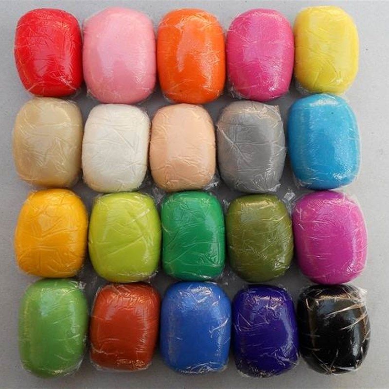 传统面塑泥面团材料面人泥儿童彩泥T橡皮泥20色,淘宝优惠券,粉丝福利购,淘宝优惠卷