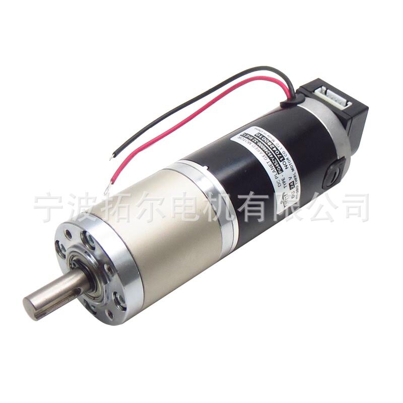 45mm行星减速电机 齿轮箱减速器直流微型减速机12V有刷马达带刹车 - 图2