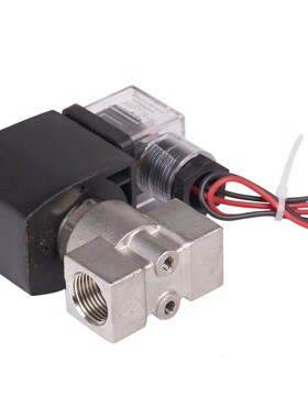 不锈钢常闭微型燃烧机高压电磁阀水气阀油阀2分3分220V24零压开启