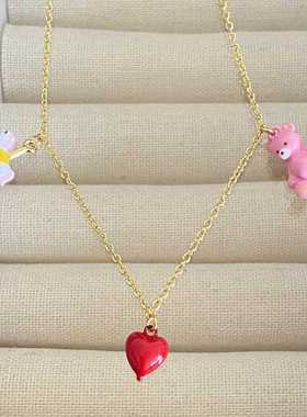 旋转木马与泰迪熊项链