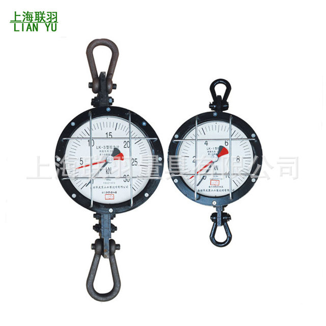 Dajishan Xiang brand Lk mechanical tension gauge LK-3 30KN dynamometer Petroleum gravity gauge 3 tons traction force