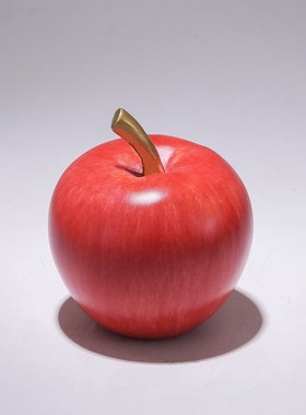 铜摆件《小苹果》现代简约客厅桌面玄关电视柜装R饰品乔迁新居礼