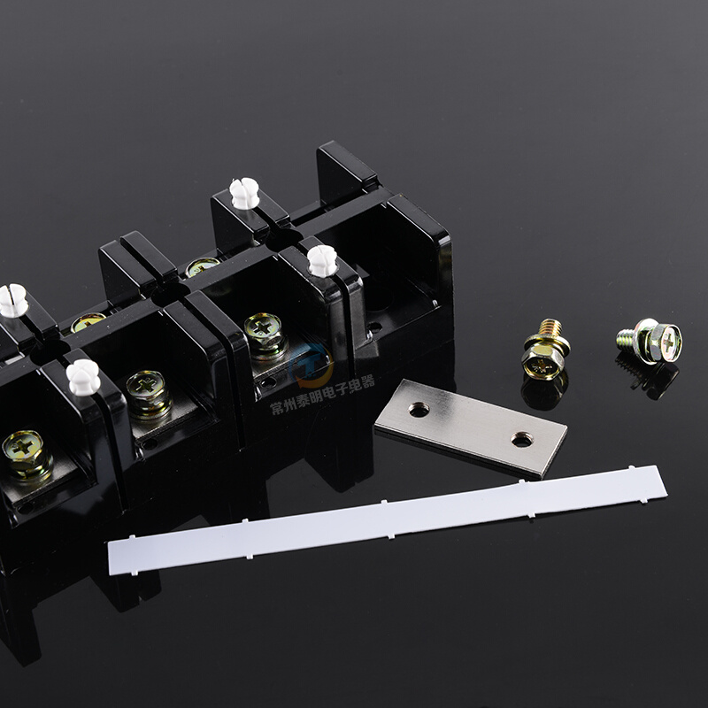 。正泰TC-1004固定式大电流铜接线端子板排4位4P/100A电线压线柱-图3
