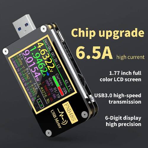 极速FNB48S PD Trigger Voltmeter Ammeter CuMrrent And Voltmet - 图0