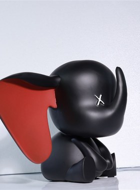 极速新款现代简约样板间摆件软装饰品客厅飞象树T脂大理石高端工