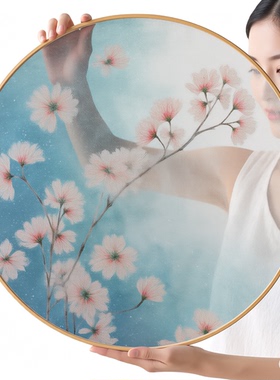 广告屏风纱半透纱吊旗挂布定制打印照片婚礼拍照背景氛围古风吊幔