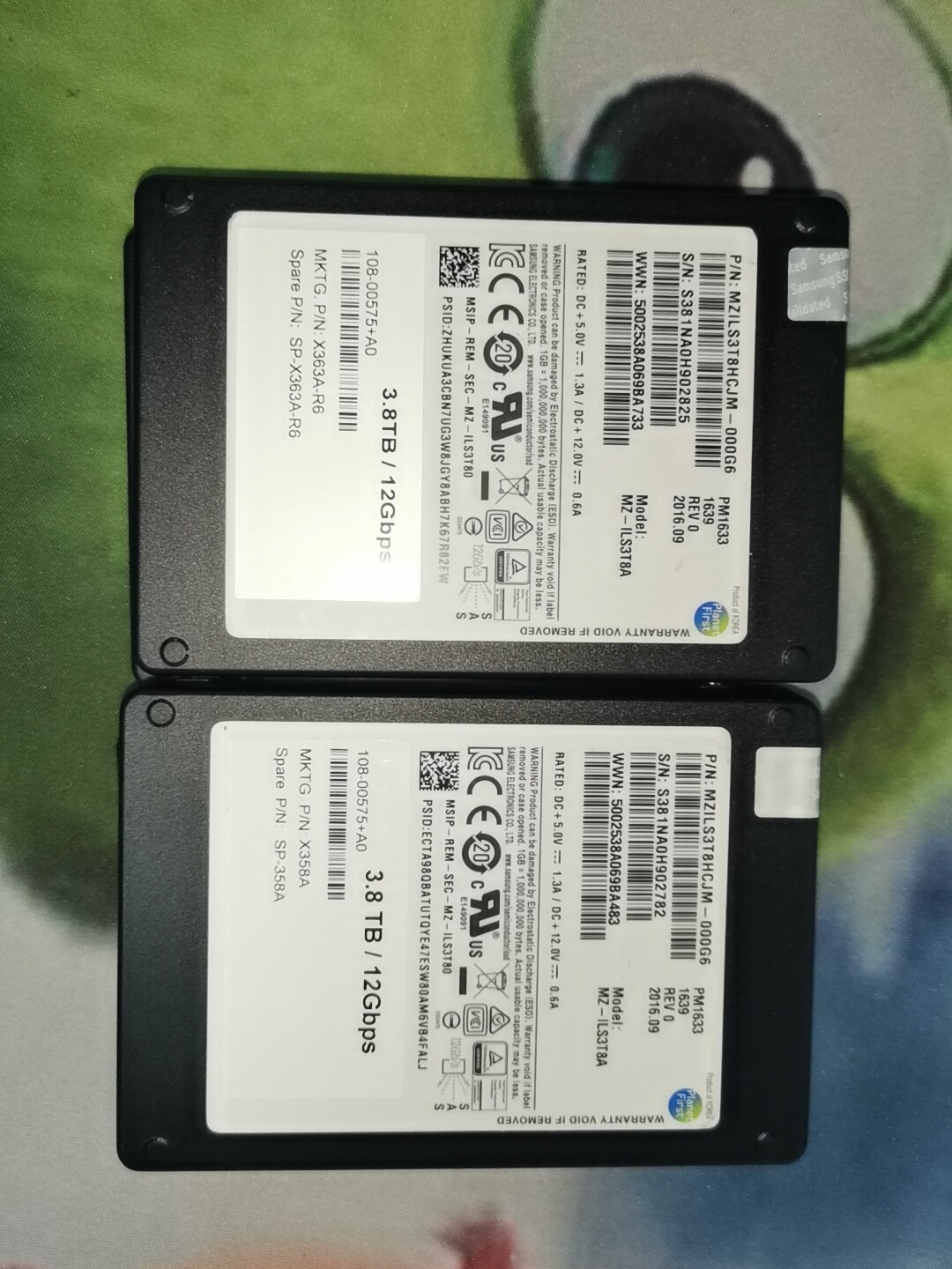 三星 pm1633 3.84tb SSD 固态硬盘 - 图0