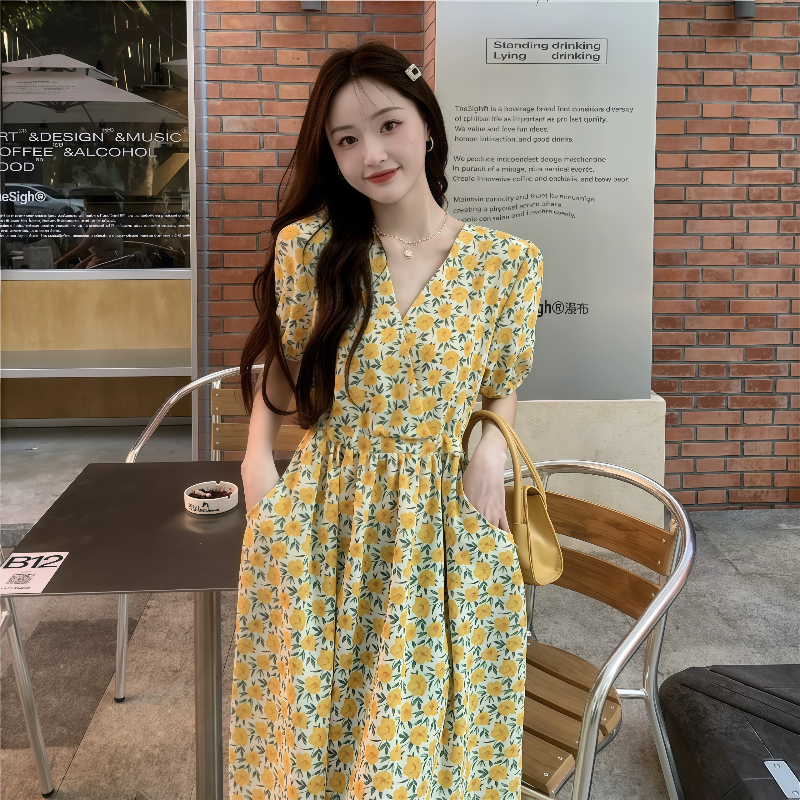 BX 无袖新中式绝美连衣裙女夏季显瘦气质连衣裙