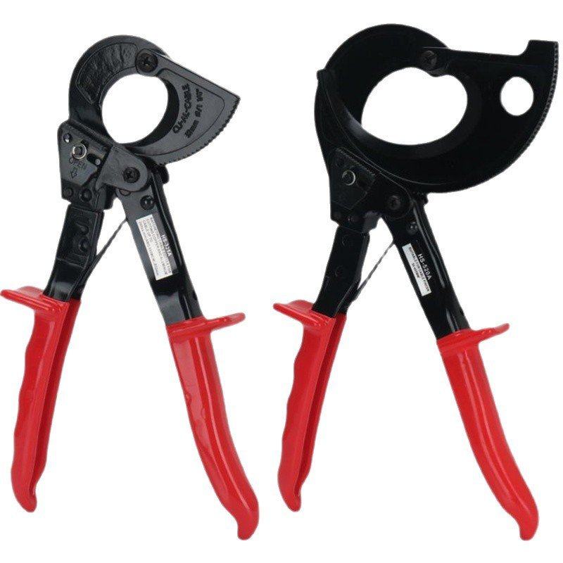 厂家镍铬钢棘轮式电缆剪HS-325A/520A电缆剪手动切线钳子线缆工具,淘宝优惠券,粉丝福利购,淘宝优惠卷