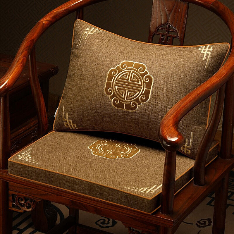 华幔盛庭中式红木沙发椰棕坐垫定制加厚加硬茶椅垫圈椅太师椅座垫-图1