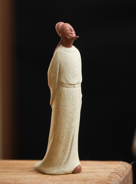 李白雕像古代人物新中式陶瓷雕塑家居书J房桌面摆放工艺品装饰摆