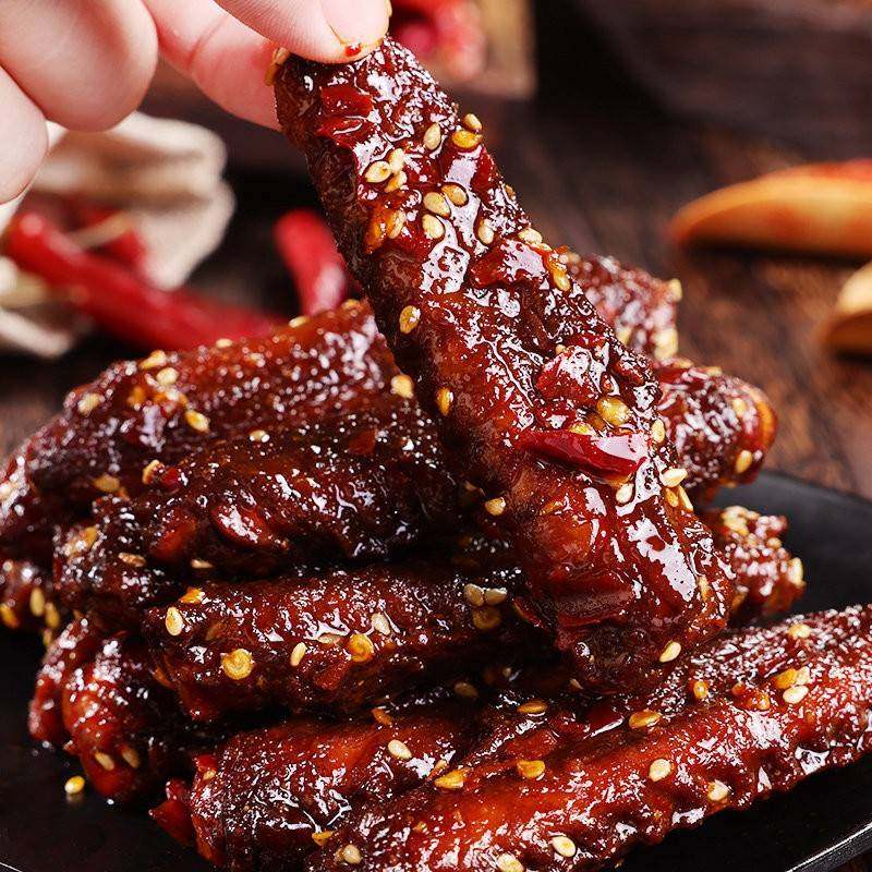 馋小乖爆辣鸭翅中鸭肉制品熟食下酒菜香辣思乡山追剧零食小吃,淘宝优惠券,粉丝福利购,淘宝优惠卷