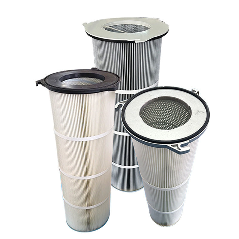 铝盖三耳旋装除尘滤筒工业喷塑 芯PTFE覆膜抛丸机喷砂机除尘滤筒,淘宝优惠券,粉丝福利购,淘宝优惠卷