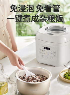 摩动3L大容量煮饭锅煮粥锅电饭煲家用多功能电饭锅智能电饭锅
