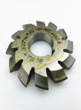 盘形齿轮铣刀压力角20度高速钢齿轮刀0.5-m1-m2-m3-m4-m10(1-8号)