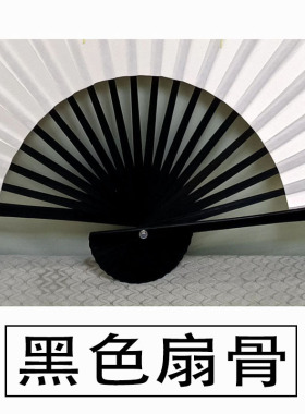 大挂扇装饰扇挂墙扇子醒狮开业表演节日庆典舞狮表演折扇金福双狮