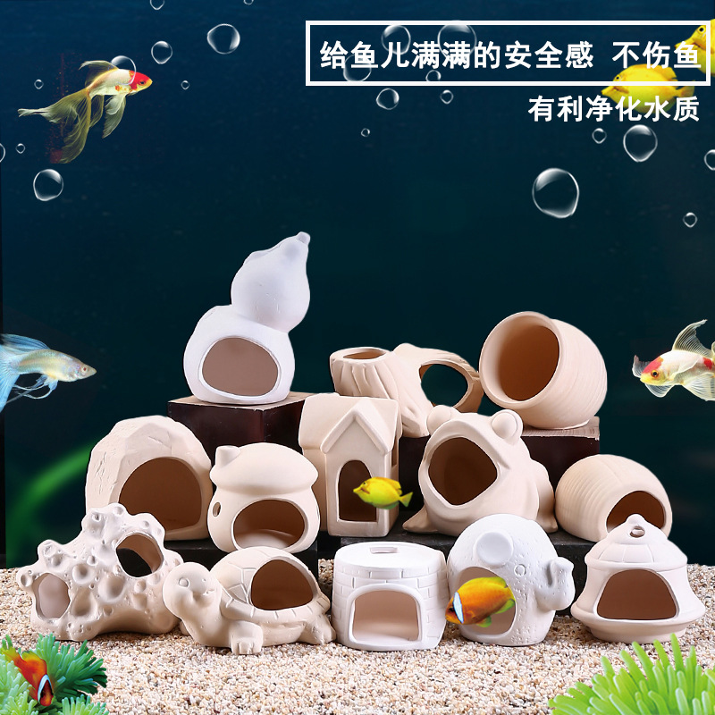 2025新款迷你鹦鹉鱼慈鲷鱼产卵罐无遮无盖鱼缸造景繁殖工具繁殖箱 - 图2