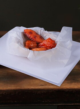 食品烘焙蜡纸 炸鸡美式薯条防油纸天妇罗N吸油纸垫纸隔油餐盘纸