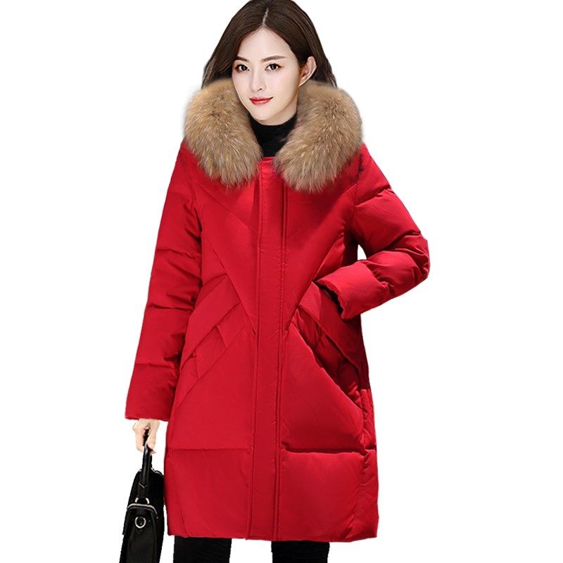 大码棉服女胖mm潮显瘦韩版220斤中长款棉衣200R斤冬季宽松加厚外,淘宝优惠券,粉丝福利购,淘宝优惠卷