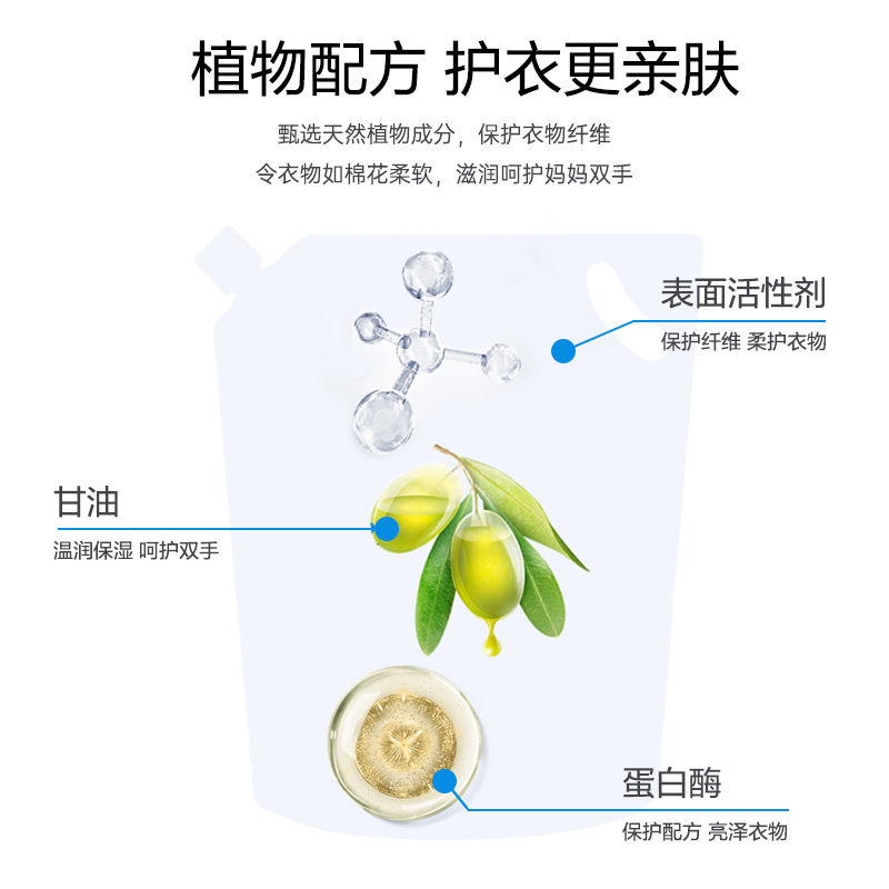 【14点抢】米卡琪诺洁净去污持久留香儿童家用6斤洗衣液