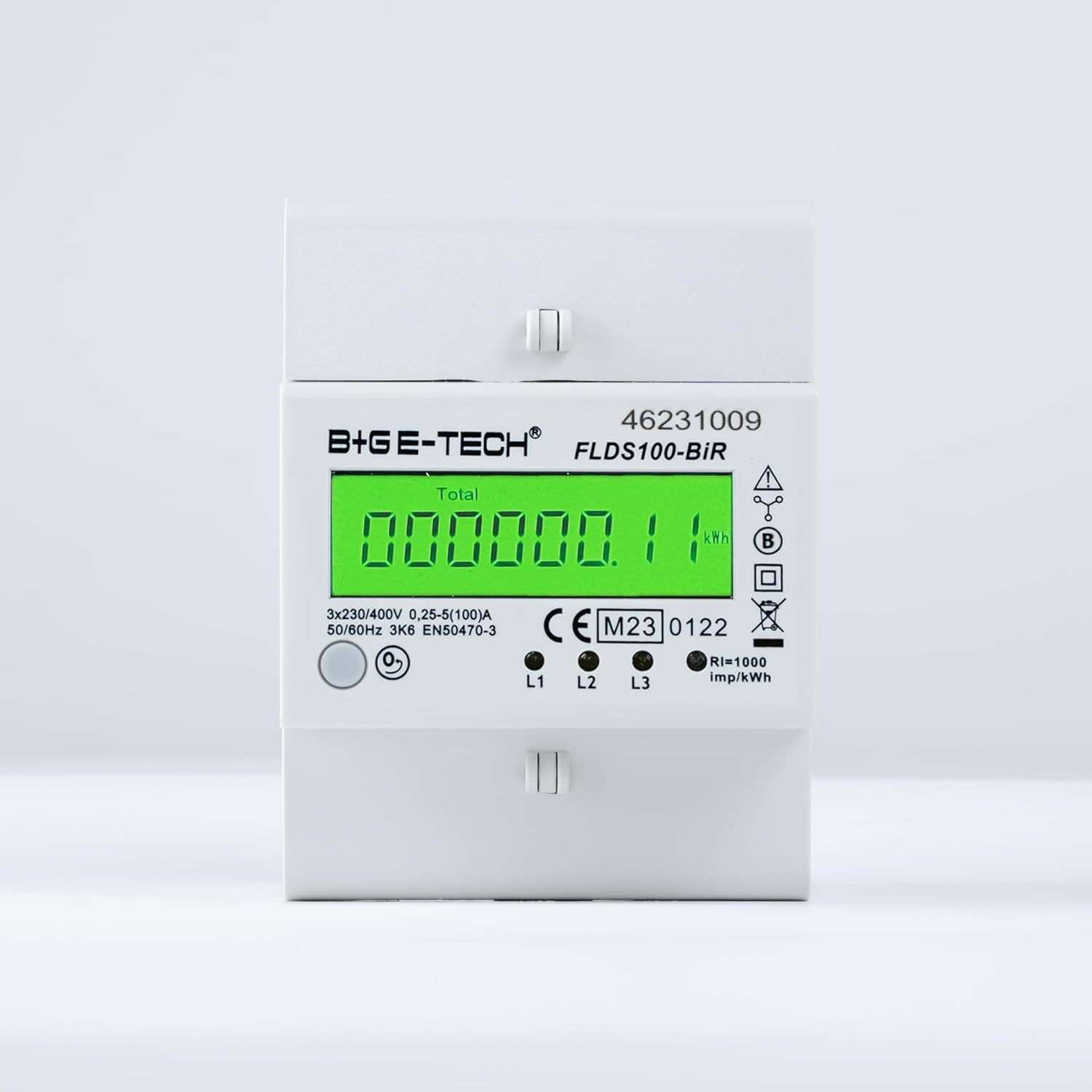 Stromz?hler für TS35 Hutschiene - B+G E-Tech [FLDS100] - M - 图0