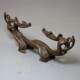 Collection of retro aged antiques, miscellaneous copper crafts, copper dragon pen holder 5