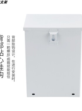 200B户外监控设备配电箱壁挂抱杆球机电源交换机加深防水箱钢铁盒