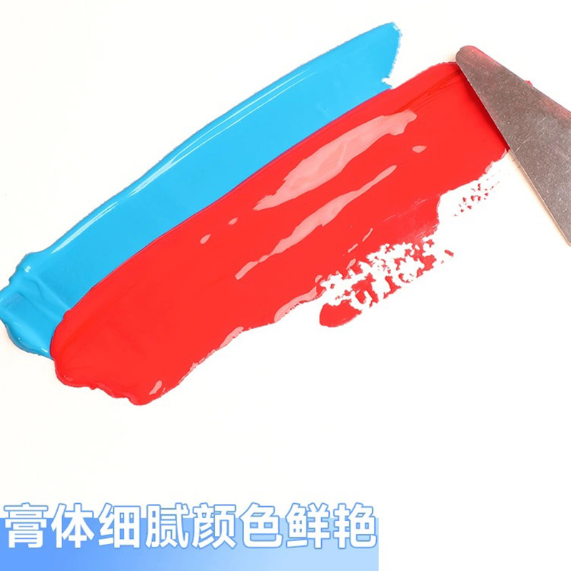 咔儿兔水粉画颜料套装工具画画初学者儿童24色幼儿园小学生绘画笔色彩无毒管状12色36专用美术生可水洗专业-图2