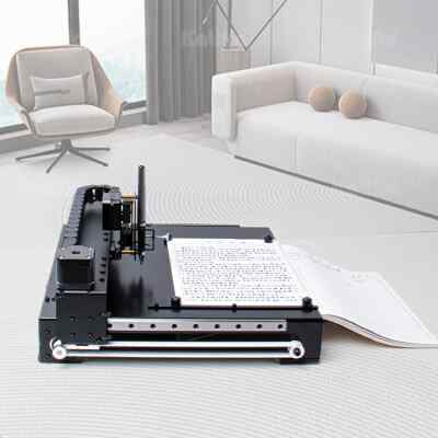 2022新款智能写字机器人仿手写笔记本教案厚本子表格自动抄写仿生 - 图0