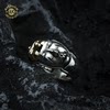 Arthur.k vintage face clown ring silver for men and women