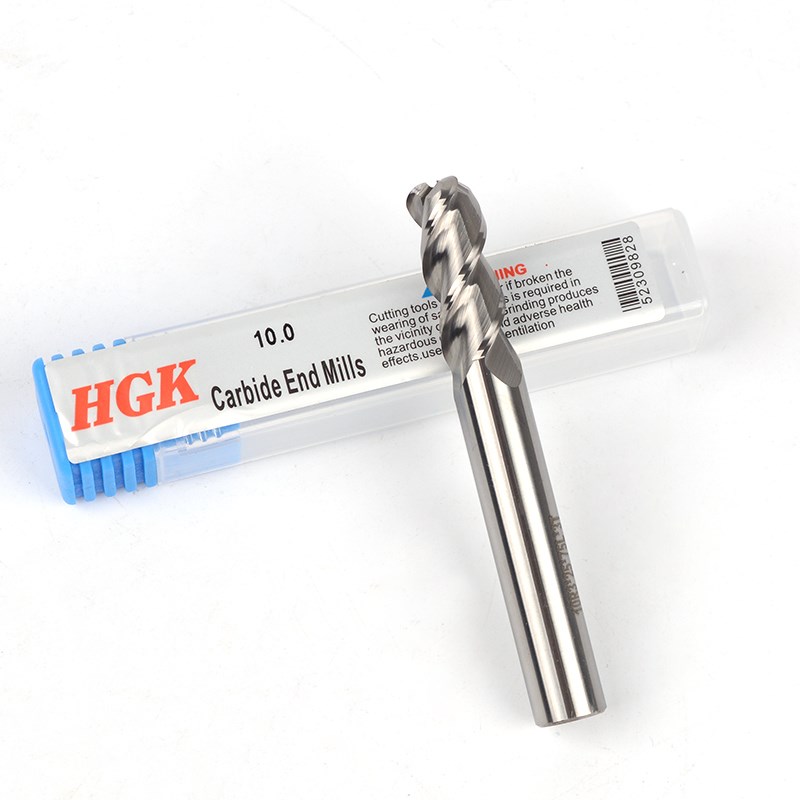 钨钢三刃铝用圆鼻铣刀6R2 8R2 10R2 12R2 16R2 20R3100L150L200L - 图0