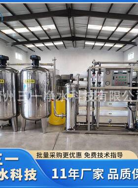 工业用ro膜二级反渗透设备食品厂用净水器全自动反渗透水处理
