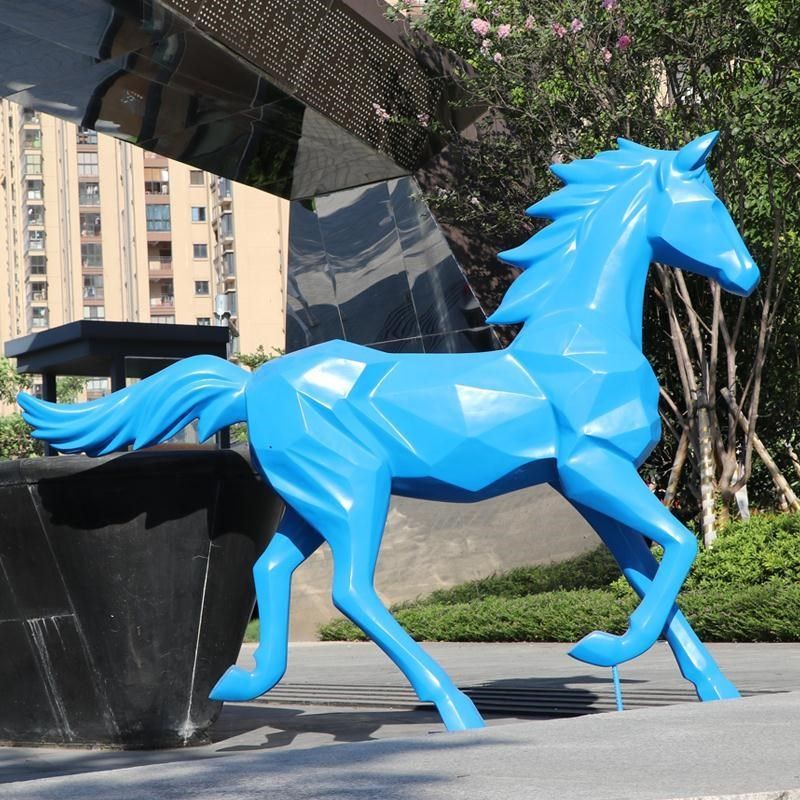 户外几何白d马玻璃钢雕塑园林景观动物模型新款楼盘小区大摆件厂,淘宝优惠券,粉丝福利购,淘宝优惠卷