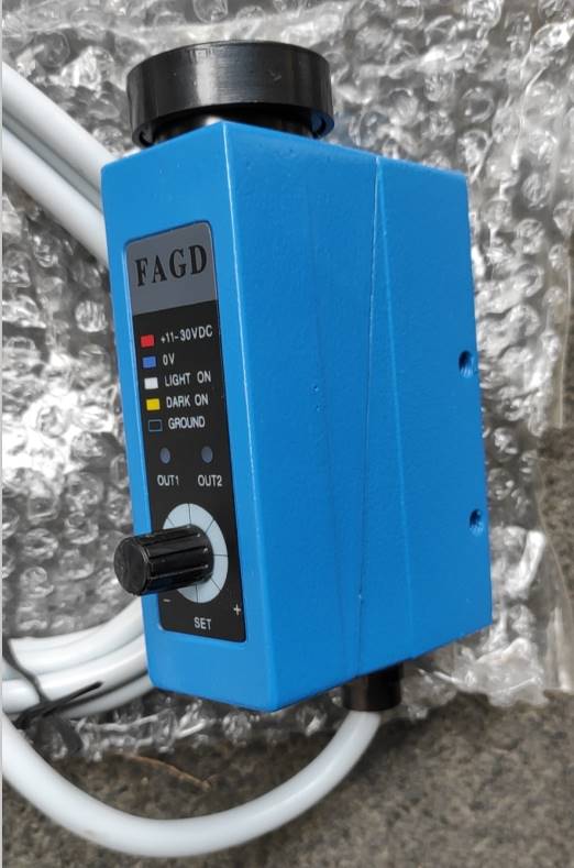 富安FAGD制袋机自动纠偏电眼SB-511色标传感器跟线跟边追色光电眼 - 图0