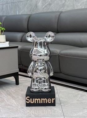 50cm暴力熊存钱罐客厅电视柜大型落地摆件儿童创意收纳玄关卧室