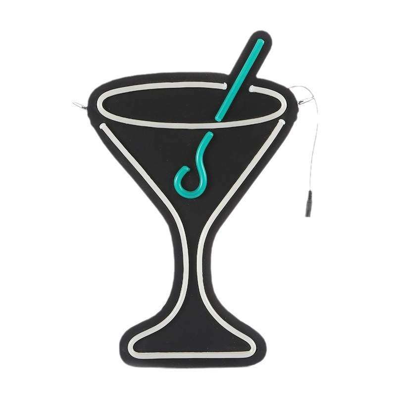 LED霓虹灯酒吧灯牌鸡尾酒杯高脚杯LED霓虹灯广告牌LED显示屏,淘宝优惠券,粉丝福利购,淘宝优惠卷