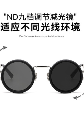 ND9档可调节减光墨镜钓鱼滤镜