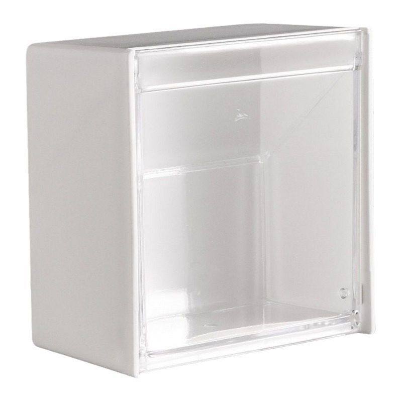 卫生间化妆棉壁挂式浴室粉扑棉片棉签棒卸妆棉宿舍墙上发饰收纳盒,淘宝优惠券,粉丝福利购,淘宝优惠卷