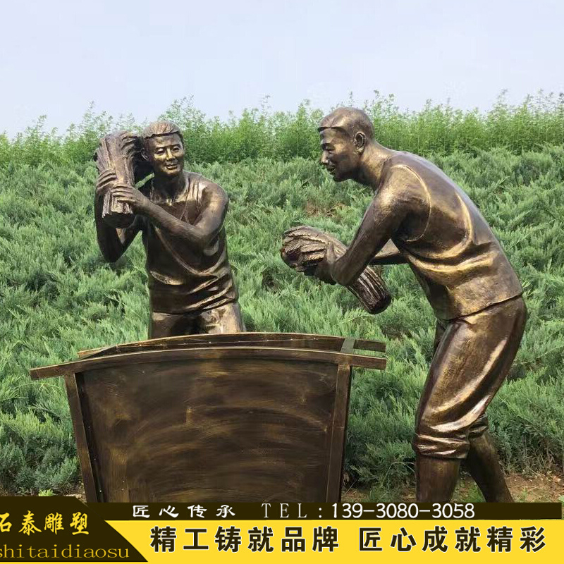 玻璃钢仿铜浮雕博物馆纪念馆展览馆装饰壁画接受来图定制 - 图1